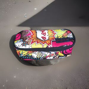 Jansport Vector‎ Pouch Pencil Case Graphic Comic Book Cartoons School Travel